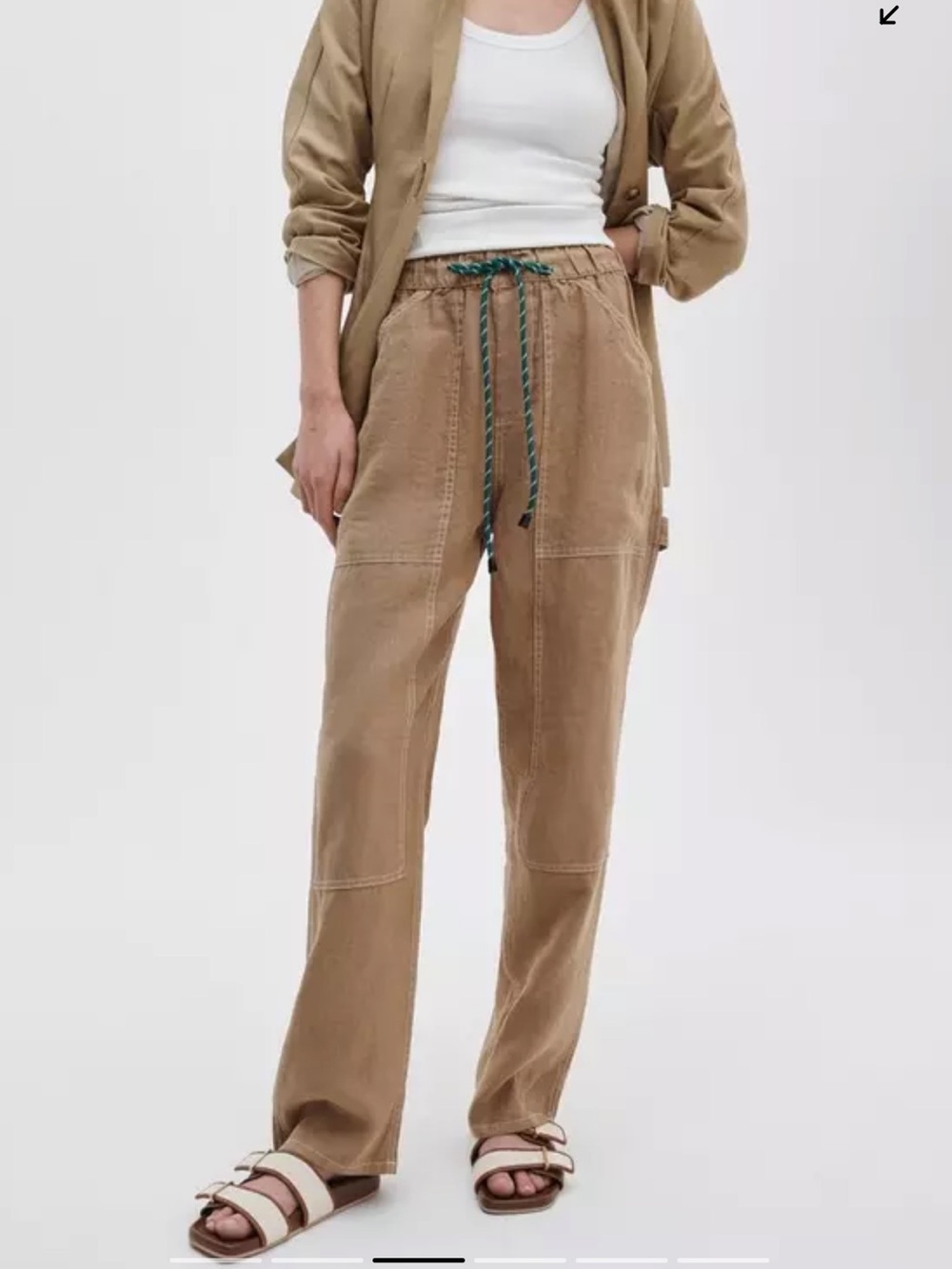 rag & bone Atlas Linen Pants - Picture 3 of 9